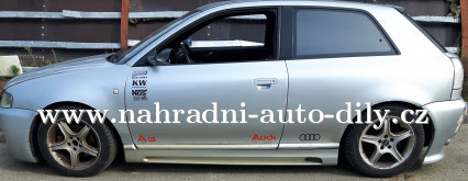 Audi A3 stříbrná na náhradní díly Brno