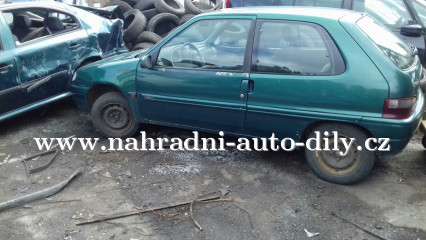 Peugeot 106 zelená na náhradní díly Tábor / nahradni-auto-dily.cz