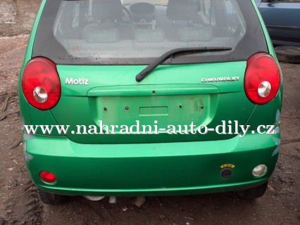 Chevrolet Matiz zelená na náhradní díly Pardubice / nahradni-auto-dily.cz