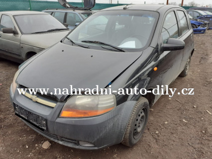 Chevrolet Kalos černá na náhradní díly Pardubice / nahradni-auto-dily.cz