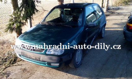 Citroen saxo 1.1 modrá na díly ČB / nahradni-auto-dily.cz